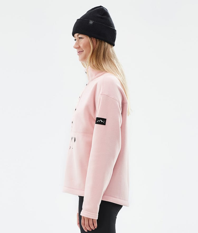 Comfy W Fleecetröja Dam Soft Pink, Bild 5 av 6
