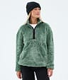 Pile W Felpa Pile Donna Faded Green