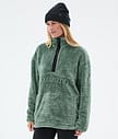 Pile W Fleece Sweater Women Faded Green