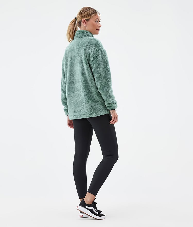 Pile W Fleece Sweater Women Faded Green