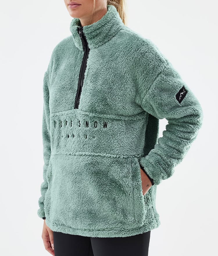 Pile W Fleece Sweater Women Faded Green