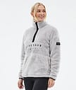 Pile W Fleece Sweater Women Light Grey