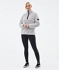 Pile W Fleecepullover Damen Light Grey, Bild 3 von 7