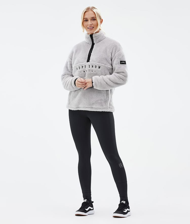 Pile W Sweat Polaire Femme Light Grey, Image 3 sur 7