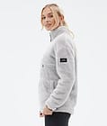Pile W Fleecepullover Damen Light Grey, Bild 5 von 7