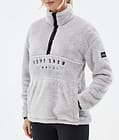 Pile W Fleecepullover Damen Light Grey, Bild 7 von 7