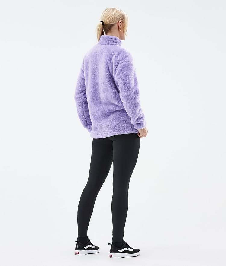 Pile W Fleecepullover Damen Faded Violet, Bild 4 von 7