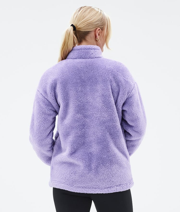 Pile W Fleece Sweater Women Faded Violet, Image 6 of 7