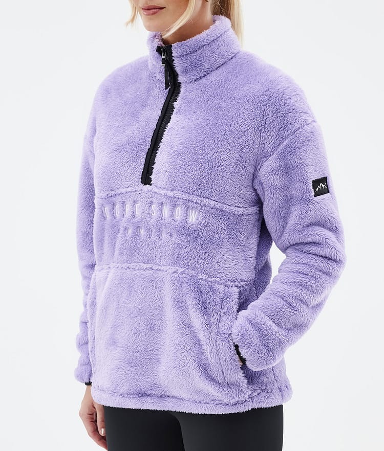 Pile W Fleecepullover Damen Faded Violet, Bild 7 von 7
