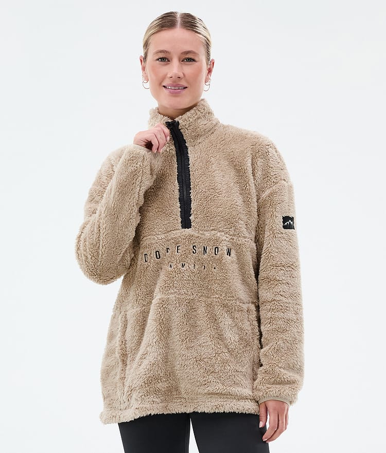 Pile W Fleece Sweater Women Sand, Image 1 of 7