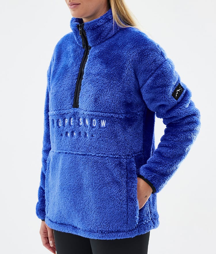 Pile W Fleece Sweater Women Cobalt Blue