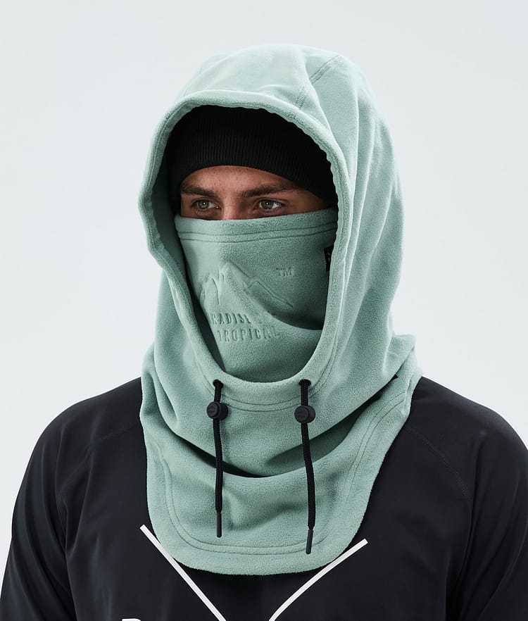 Cozy Hood II Facemask Faded Green, Image 3 of 4