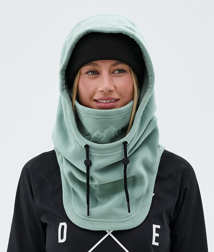 Cozy Hood II Facemask Faded Green, Image 4 of 4