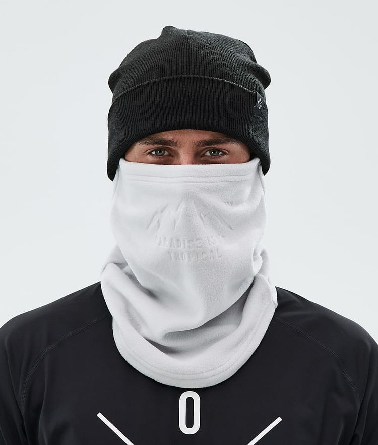 Cozy Tube Facemask Light Grey, Image 3 of 4