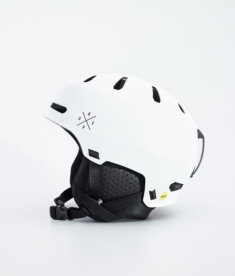 Macon 2.0 MIPS Skidhjälm X-Up Matte White w/ Black, Bild 2 av 8