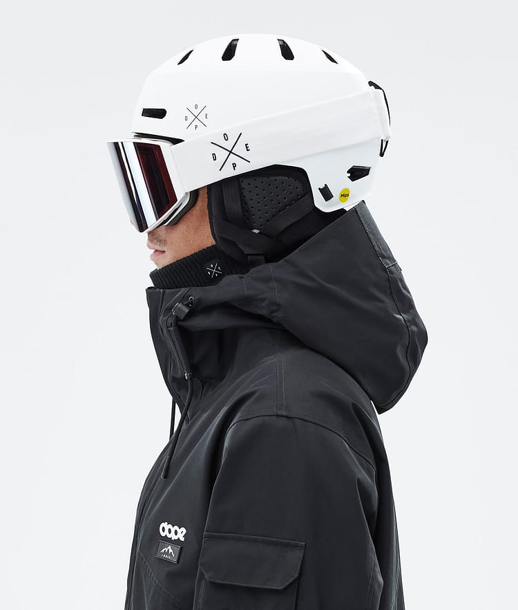 Macon 2.0 MIPS Ski Helmet X-Up Matte White w/ Black, Image 8 of 8
