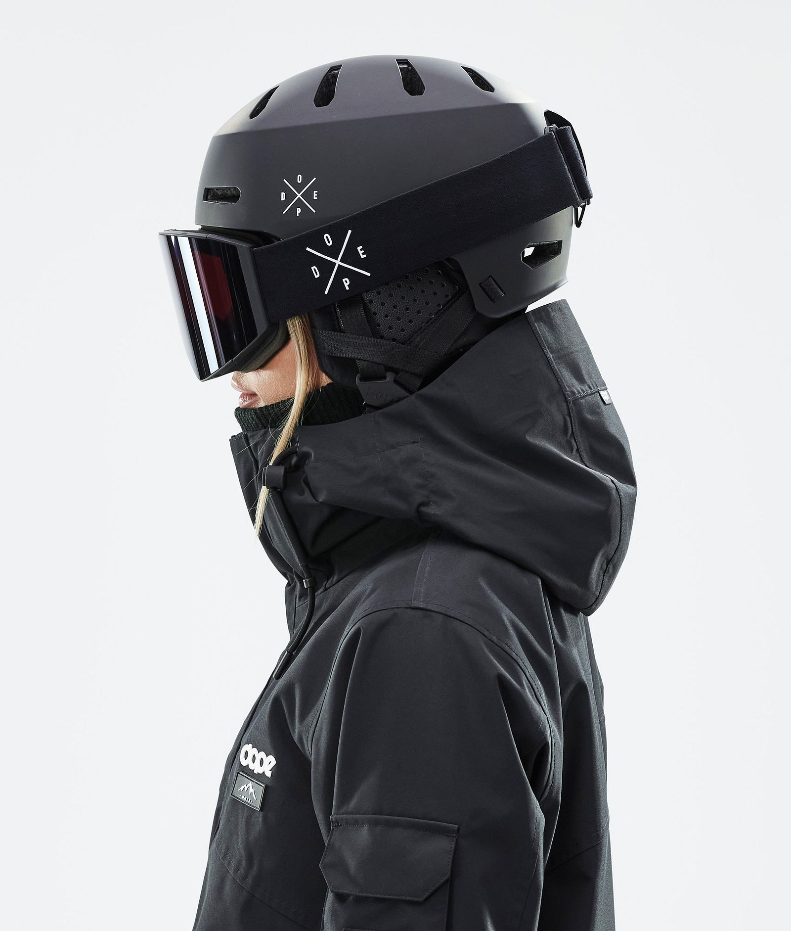Macon 2.0 Skihelm X-Up Matte Black w/ Black, Bild 8 von 8