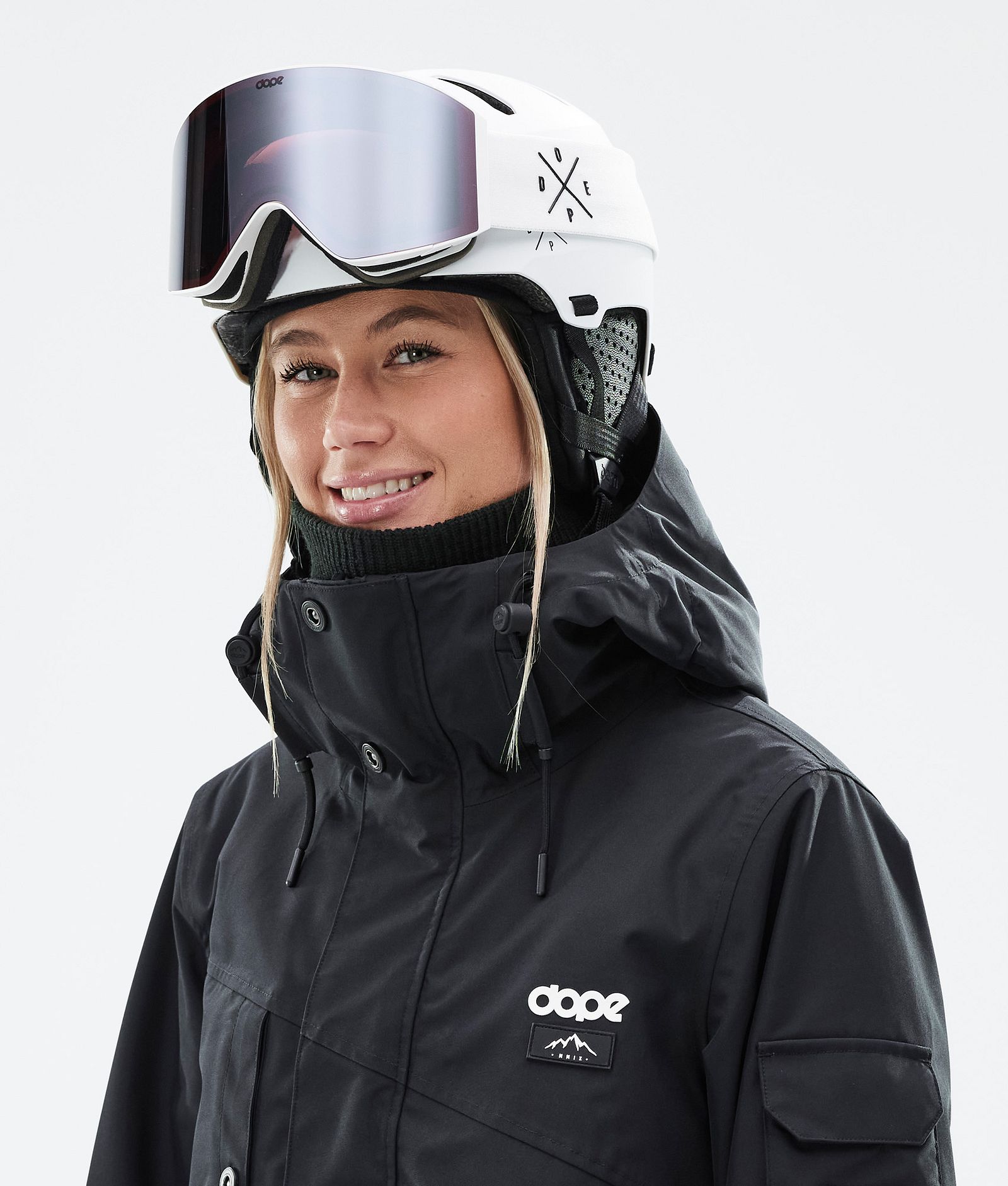 Macon 2.0 Ski Helmet X-Up Matte White w/ Black