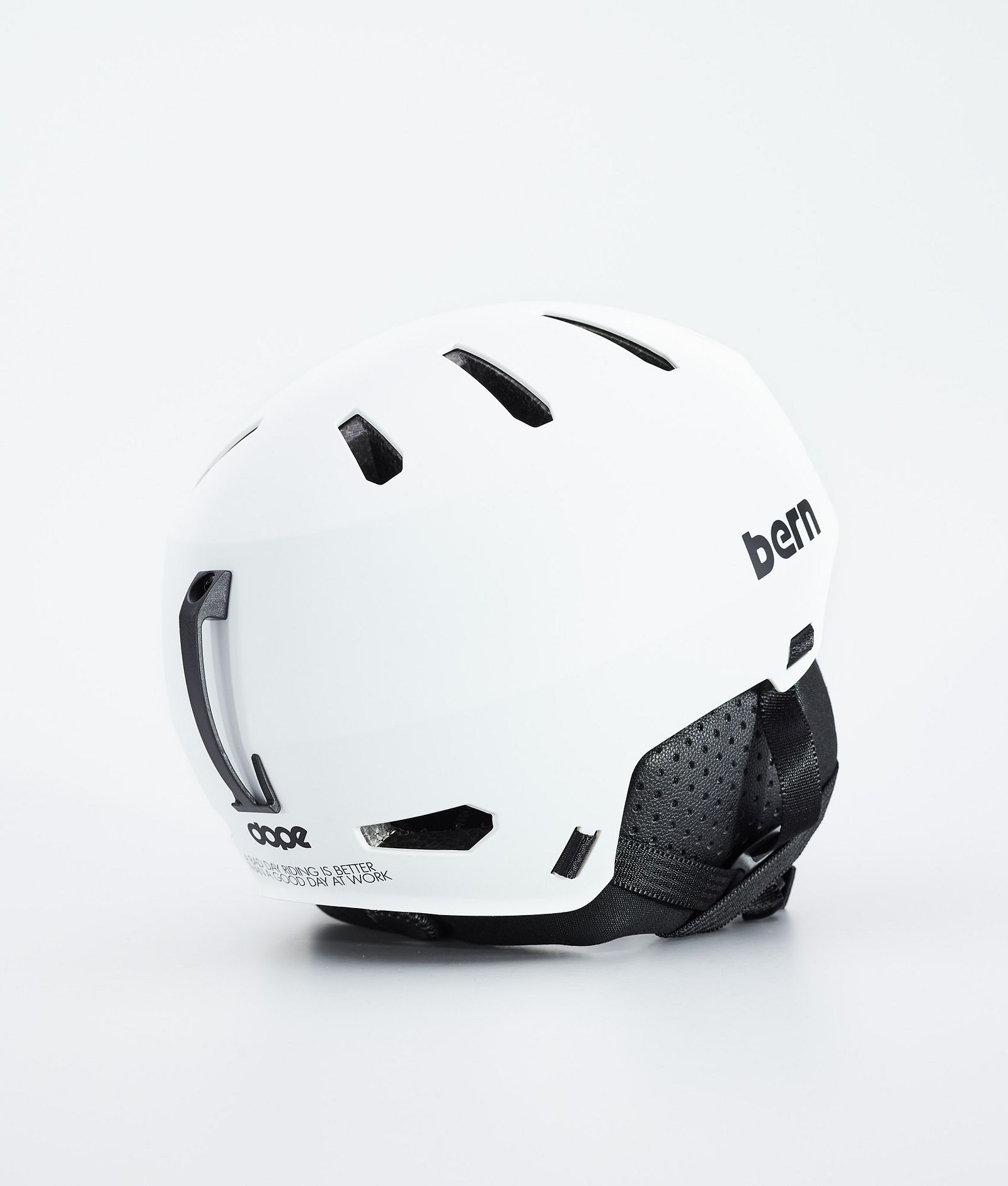 Macon 2.0 Ski Helmet Classic Matte White w/ Black