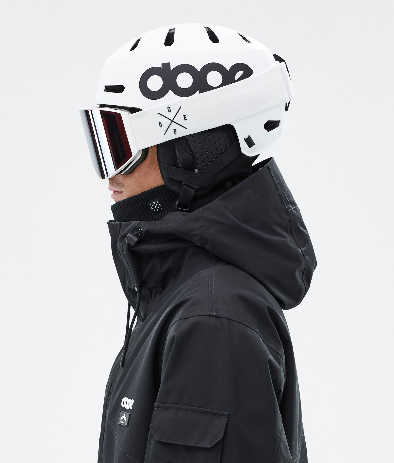Macon 2.0 Skihelm Classic Matte White w/ Black, Bild 8 von 8