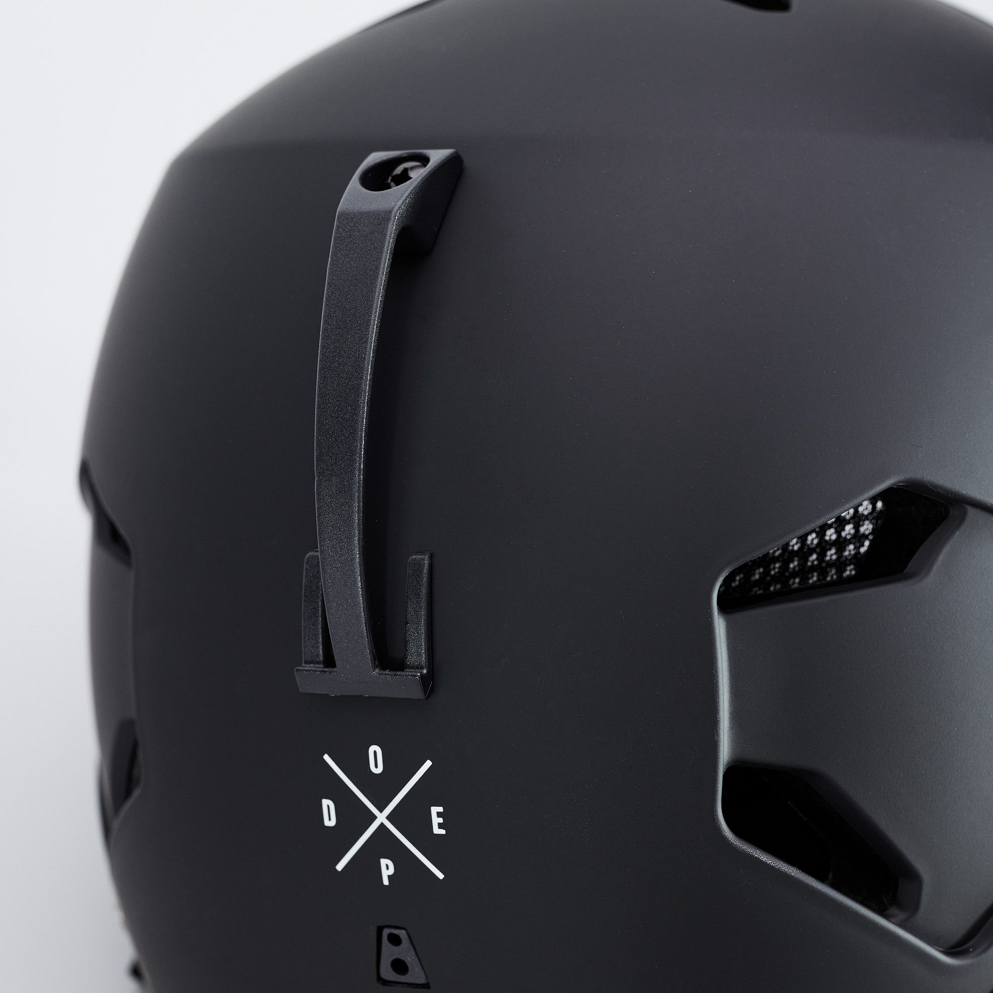 Dope Watts Classic スキーヘルメット X-Up Matte Black - ブラック