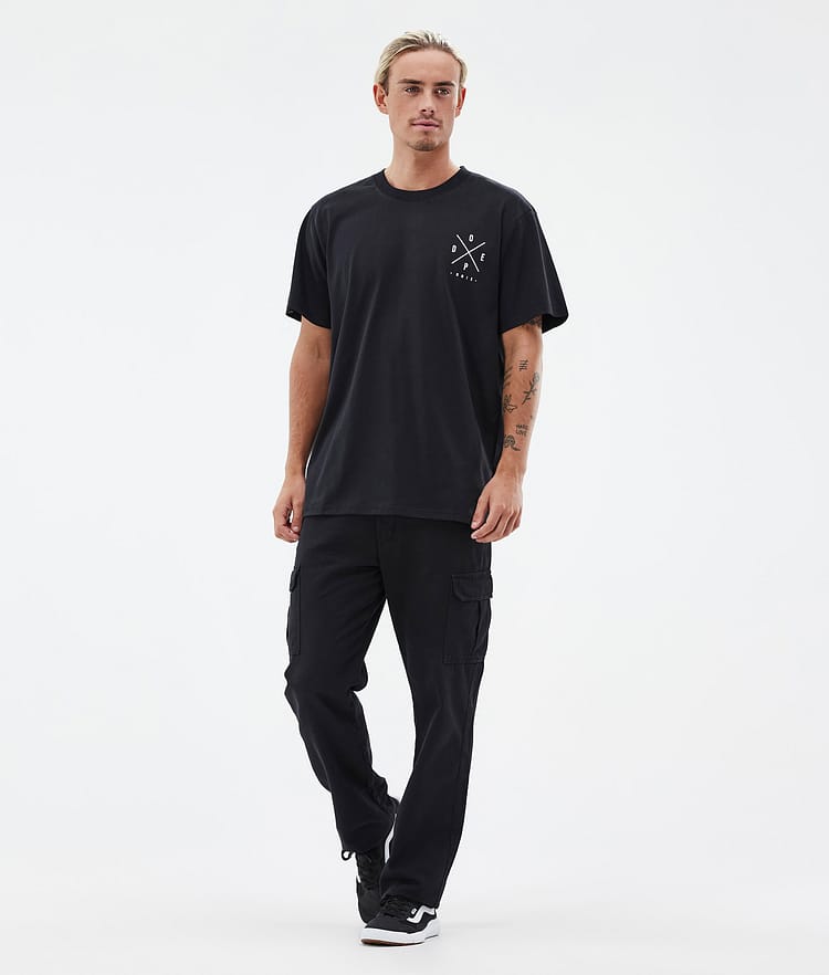 Standard T-shirt Mężczyźni 2X-Up Black