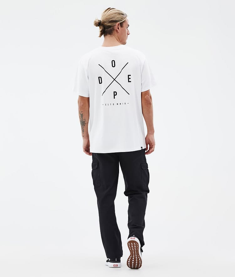 Standard T-shirt Herre 2X-Up White, Bilde 4 av 5