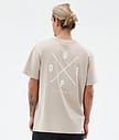 Standard T-shirt Mężczyźni 2X-Up Sand