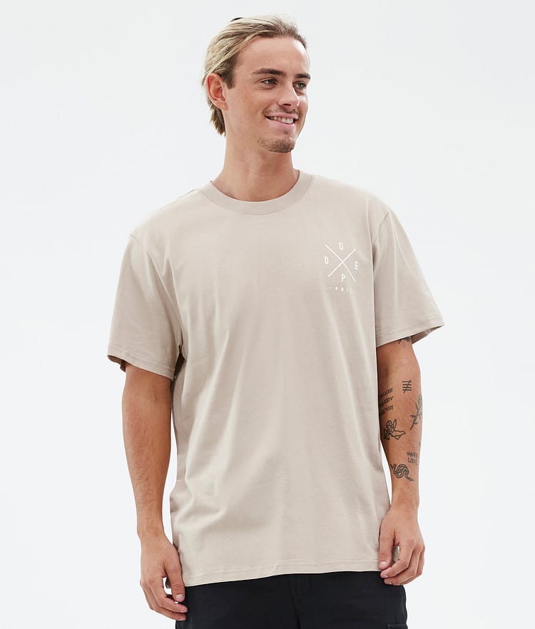 Standard T-shirt Mężczyźni 2X-Up Sand, Zdjęcie 2 z 5