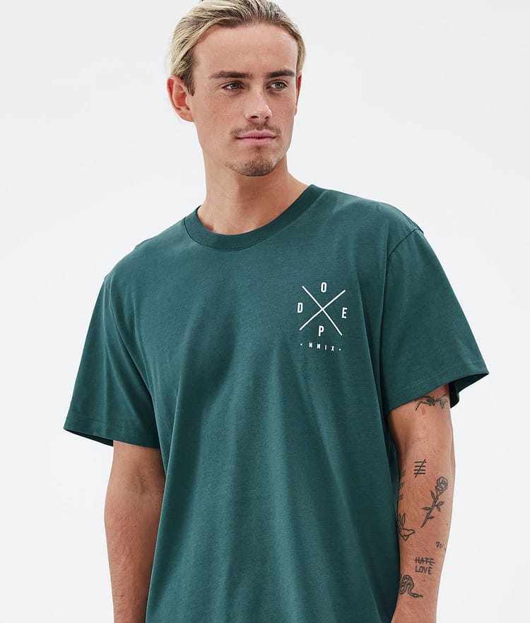 Standard Camiseta Hombre 2X-Up Bottle Green, Imagen 3 de 5