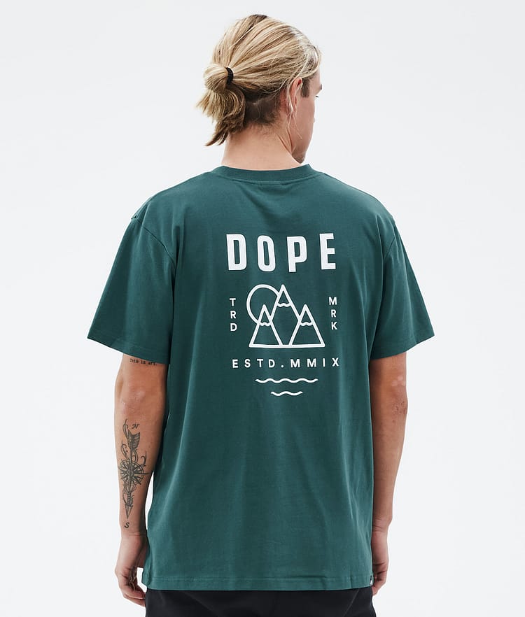 Standard T-shirt Herre Summit Bottle Green, Bilde 1 av 5