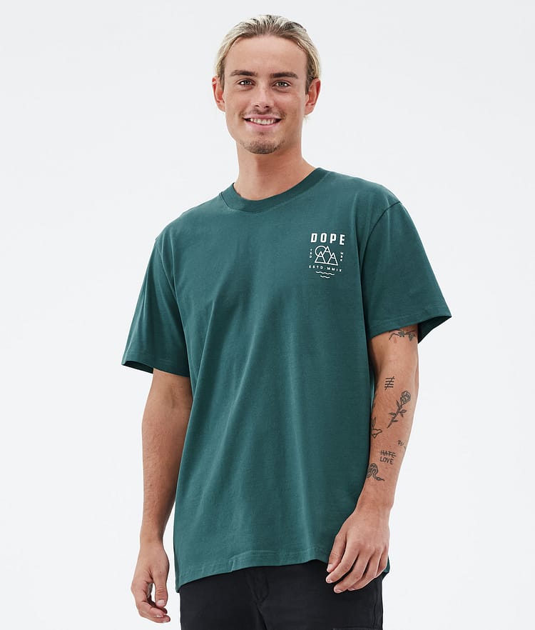 Standard Camiseta Hombre Summit Bottle Green, Imagen 2 de 5