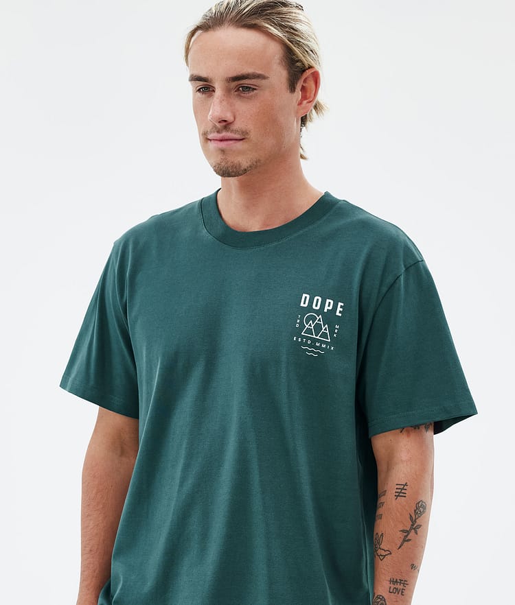 Standard T-shirt Herre Summit Bottle Green, Bilde 3 av 5