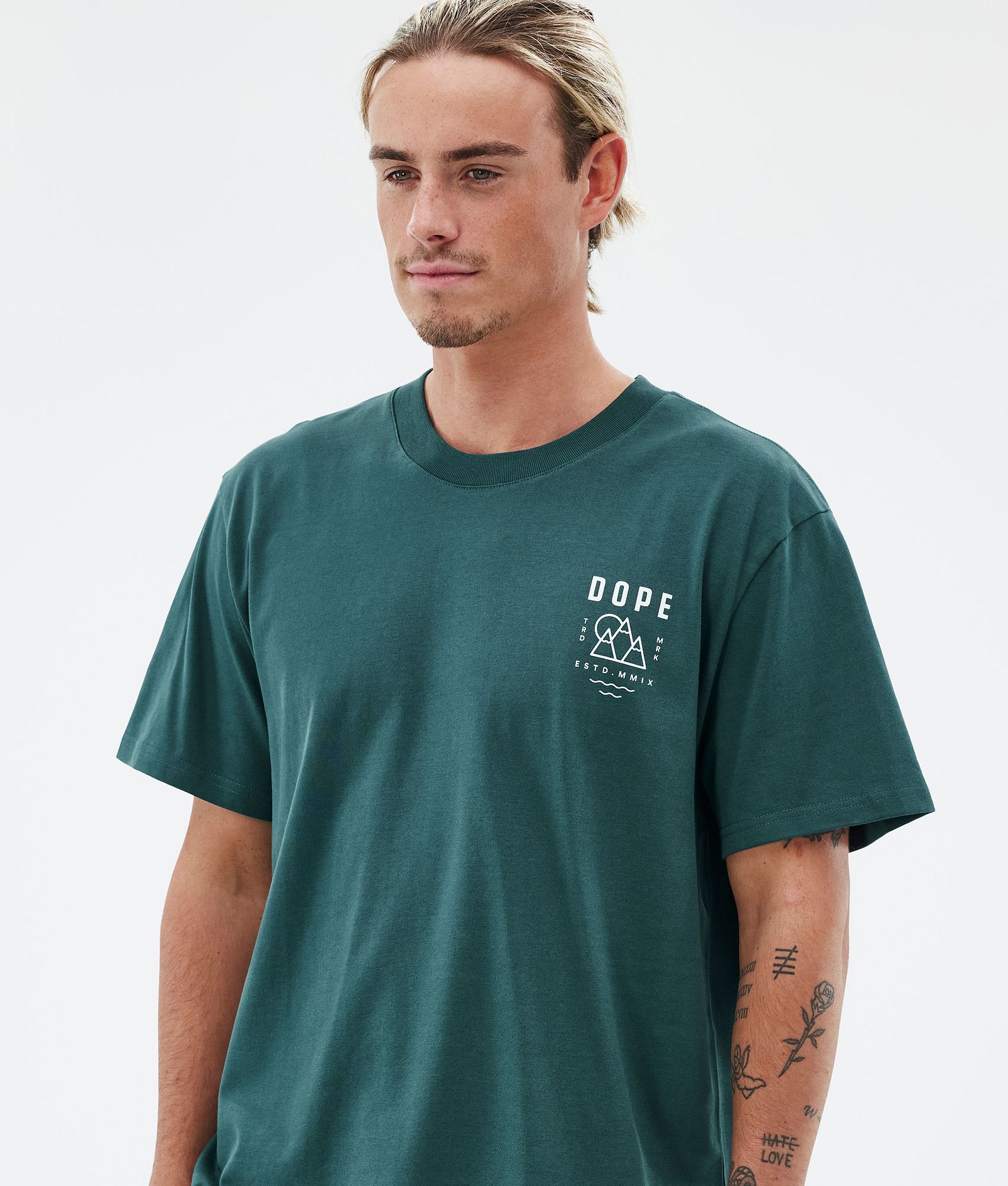 Standard T-shirt Mężczyźni Summit Bottle Green, Zdjęcie 3 z 5