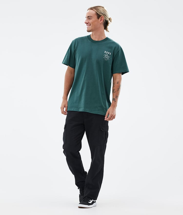 Standard T-shirt Herre Summit Bottle Green, Billede 5 af 5