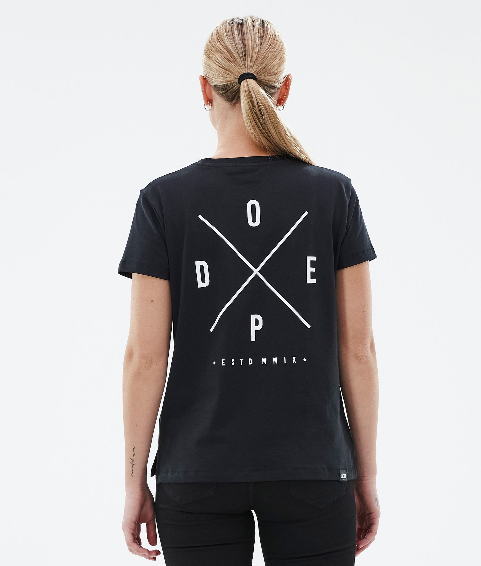 Standard W T-shirt Dam 2X-Up Black