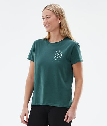 Standard W T-shirt Kobiety 2X-Up Bottle Green