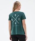 Standard W T-shirt Dam 2X-Up Bottle Green, Bild 2 av 6