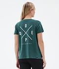 Standard W T-shirt Femme 2X-Up Bottle Green, Image 2 sur 6