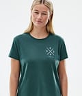 Standard W T-shirt Dame 2X-Up Bottle Green