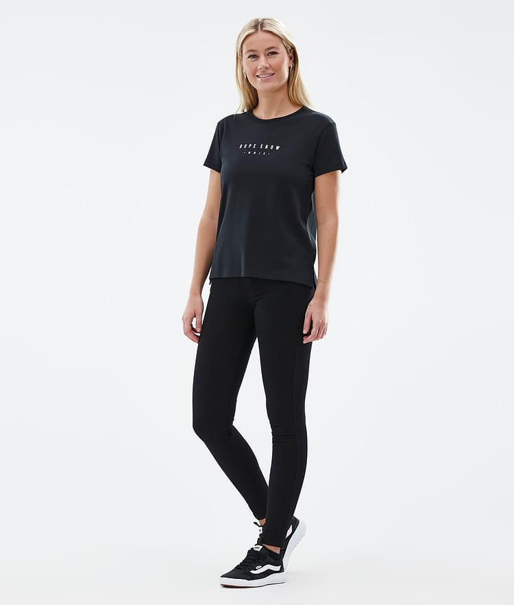 Standard W T-shirt Dames Silhouette Black