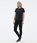Standard W T-shirt Dames Silhouette Black