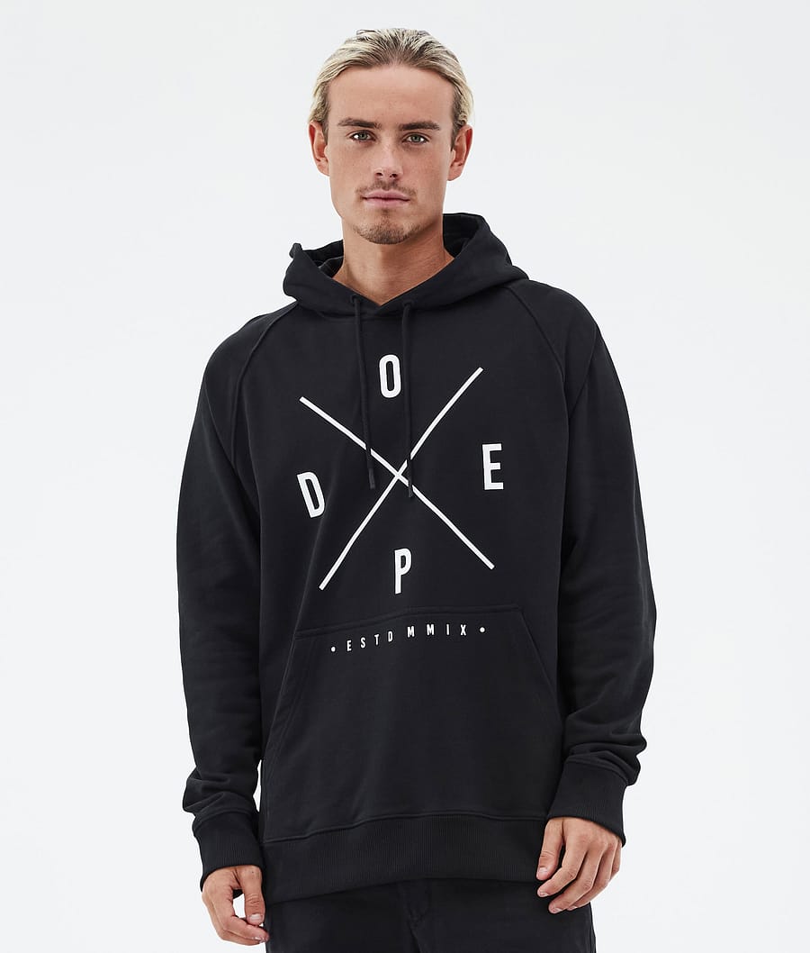 Common Hoodie Herren 2X-Up Black