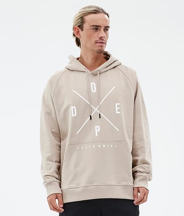 Common Hoodie Herren 2X-Up Sand