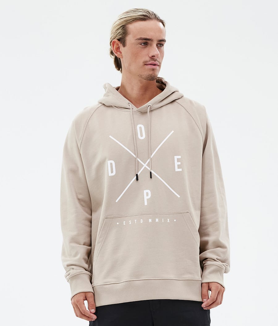 Common Hoodie Herren 2X-Up Sand