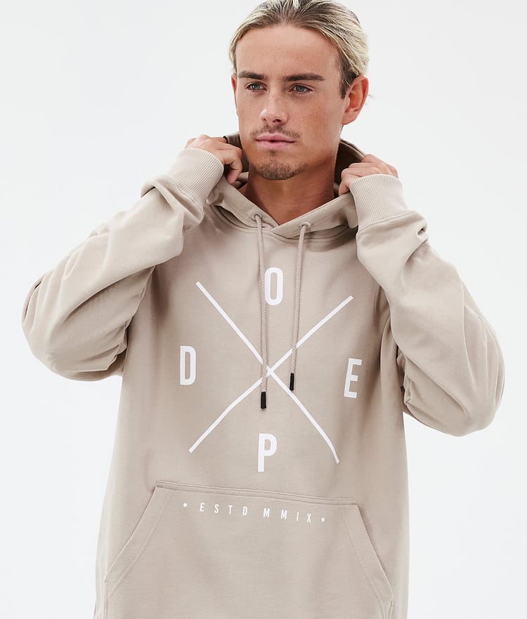 Common Hoodie Men 2X-Up Sand