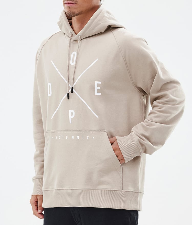 Common Hoodie Men 2X-Up Sand