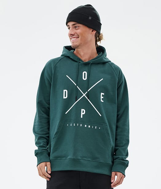 Common Sudadera con Capucha Hombre Bottle Green