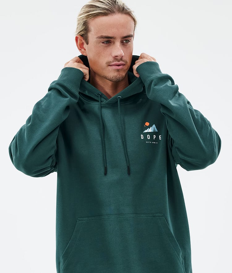 Common Hoodie Men Ice Bottle Green