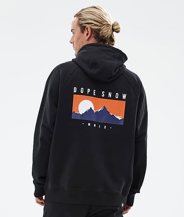 Common Hoodie Herren Silhouette Black